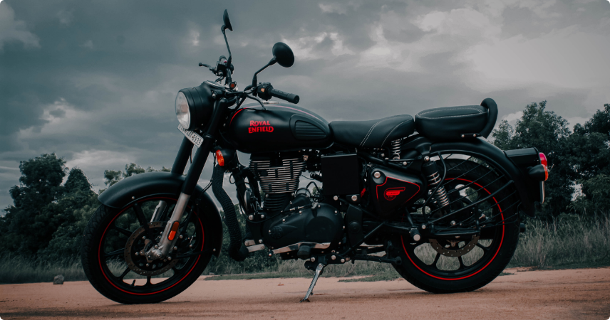 Motocicletă clasică, aspect foarte bun