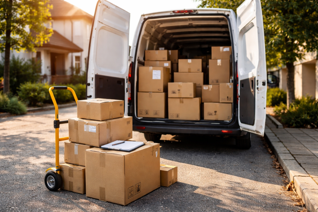 Transport colete Germania – România (door to door)