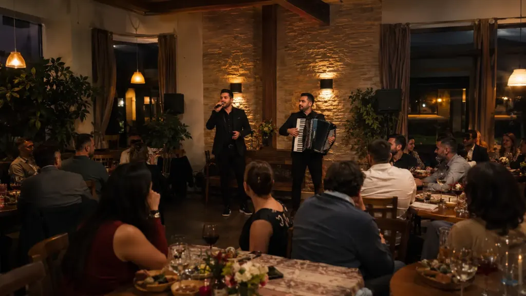 Seara romaneasca la Berlin cu Petrica si Ionel
