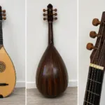 Cobză românească tradițională recondiționată, stare excelentă
